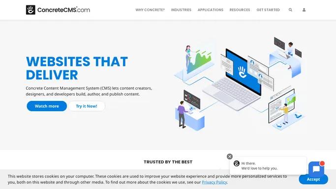 Concrete CMS is a Free and Open Source Content Management System for Teams