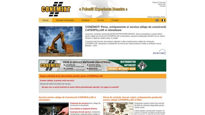 Piese, echipamente si service utilaje CATERPILLAR si stivuitoare :: CONEMIXT