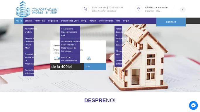 Administrare imobile Bucuresti asociatie de proprietari blocuri,pret -sector 1,2,3,4,5,6