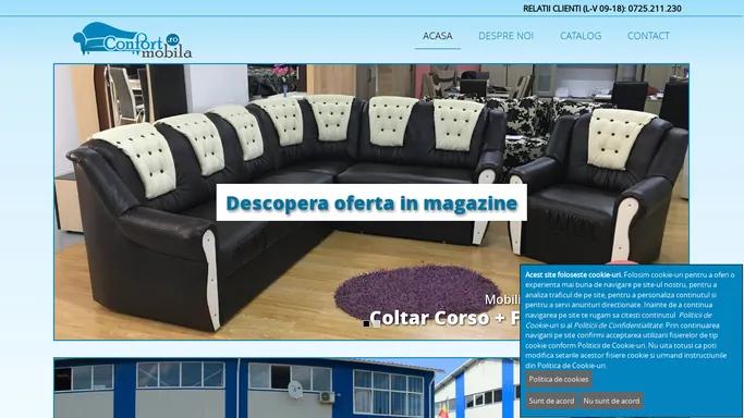 fabrica de mobila si canapele CONFORT MOBILA | Producator mobilier tapitat si mobila living, dormitor, hol si bucatarie