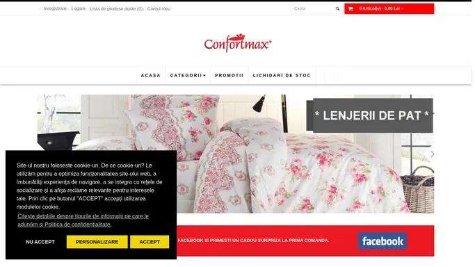 Lenjerii de pat copii si adulti. Textile pt casa online - Confortmax