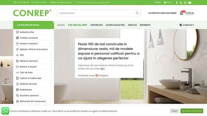 CONREP - Showroom Gresie si Faianta, Obiecte Sanitare Brasov