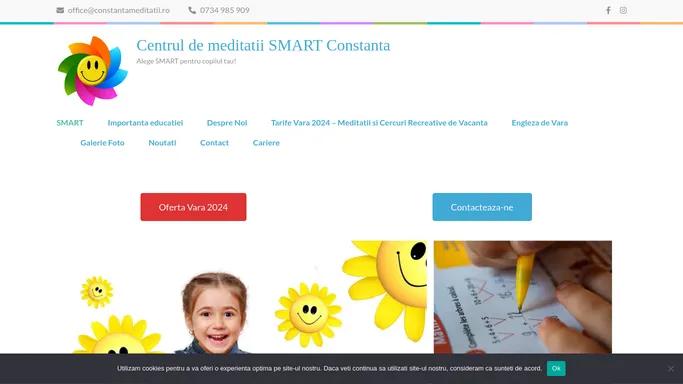 Centrul de meditatii SMART Constanta – Alege SMART pentru copilul tau!