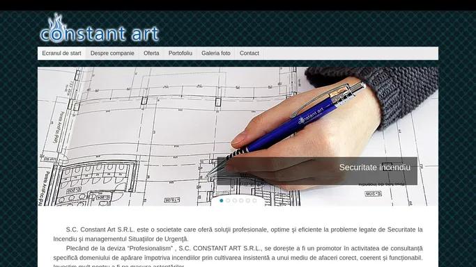Constant Art – Consultanta pentru situatii de urgenta – Servicii de consultanta pentru situatii de urgenta