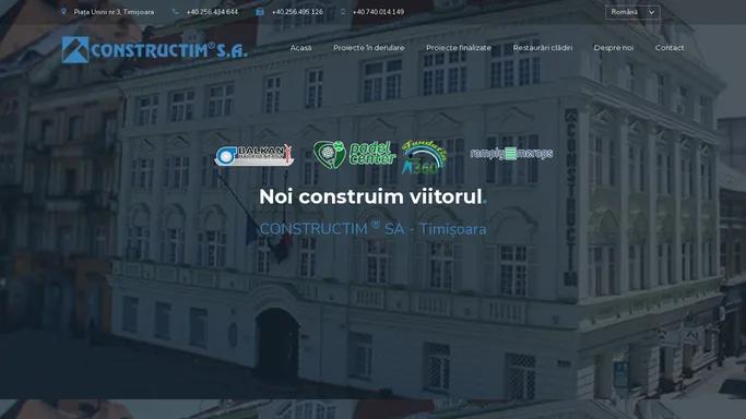 CONSTRUCTIM ® SA - Timisoara - constructii civile si industriale