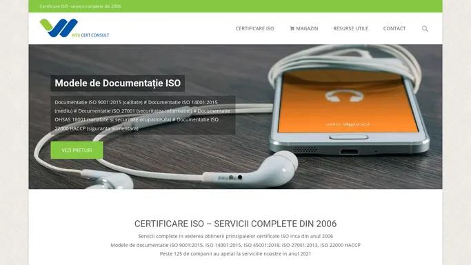 CERTIFICARE ISO › Consultanta Implementare ISO | Web Cert Consult