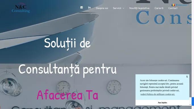 NC Consulting – Consultanta in afaceri, consultanta juridica, contabilitate financiara si de gestiune, fonduri structurale europene