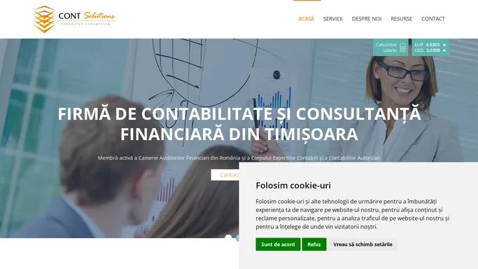 Servicii de contabilitate in Timisoara - Cont Solutions