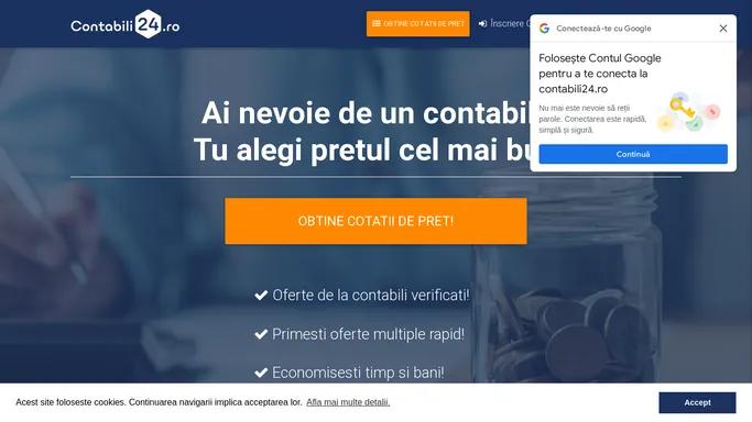 Ai nevoie de un contabil? Tu alegi pretul cel mai bun!