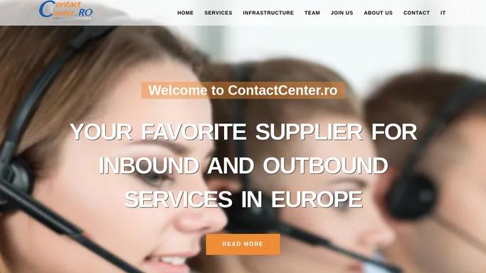 ContactCenter - We talk with Europe