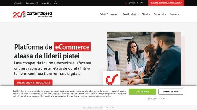 Creare magazin online la cheie pe o platforma ecommerce romaneasca - ContentSpeed