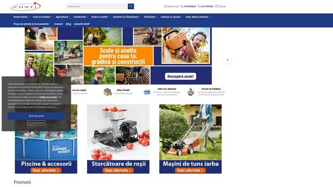 Conti.ro - Scule si unelte pentru casa, gradina si constructii