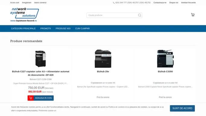 Copiatoare reconditionate Konica Minolta - Copiatoare reconditionate cu garantie