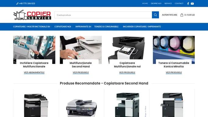 Magazin Online Copiatoare / Preturi si Oferte Avantajoase