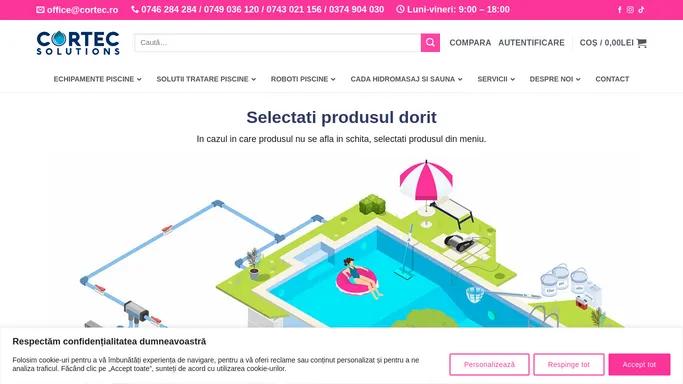 Piscina: Servicii complete pentru piscina ta - Cortec Solutions