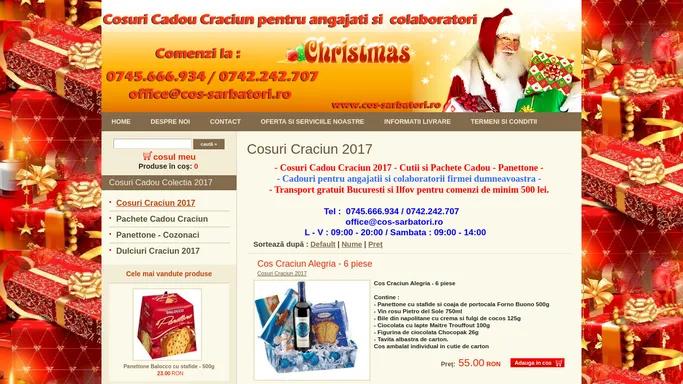 Cosuri Cadou Craciun - Cosuri Craciun 2017 - Panettone