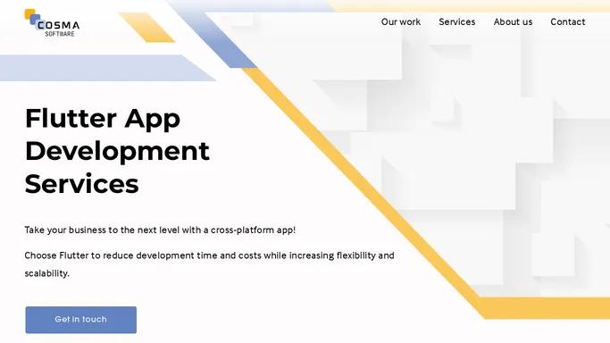 Cosma Software - Flutter Development Services