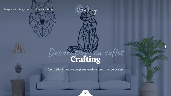 Crafting – Decoratiuni & handmade studio