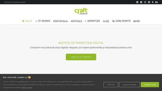 Agentie de Marketing Digital » CRAFT Interactive