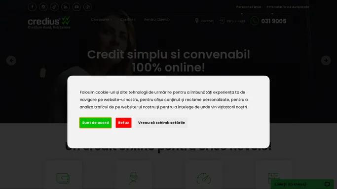 Credite rapide online | Obtine un imprumut rapid online de la Credius