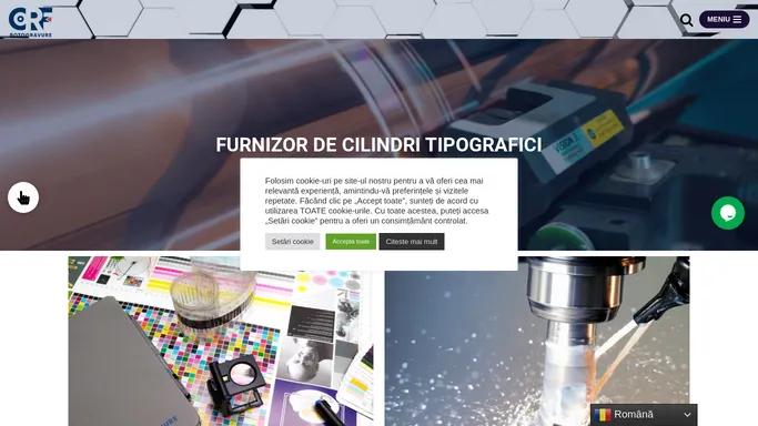 CRF ROTOGRAVURE cilindrii tipografici si servicii de prelucrare metalica