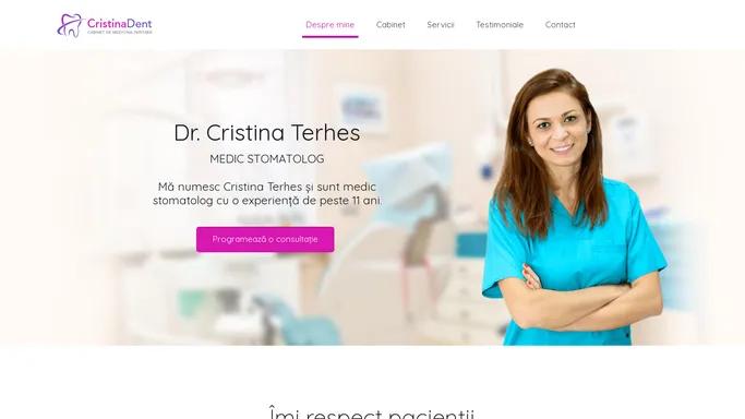 Dr. Cristina Terhes – Medic dentist