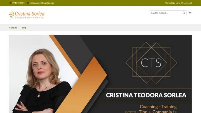 Cristina Sorlea Home Coach Trainer Speaker