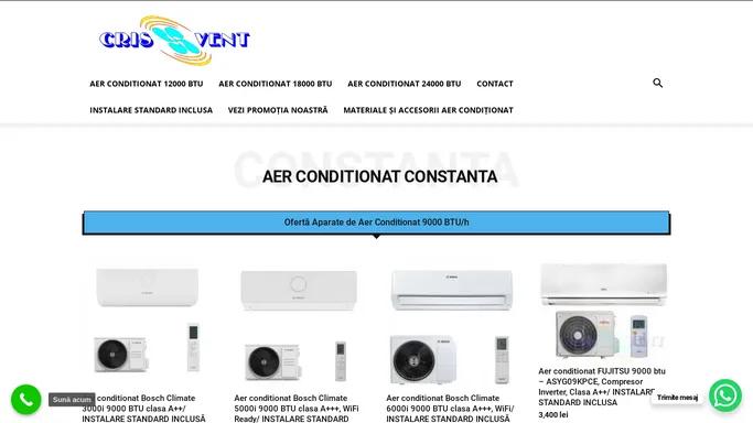 ▷ Aer conditionat Constanta | Montaj Premium - Vezi Oferta CRIS VENT