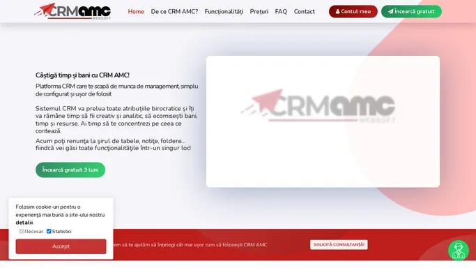 CRM AMC - soft pentru antreprenorii din Romania