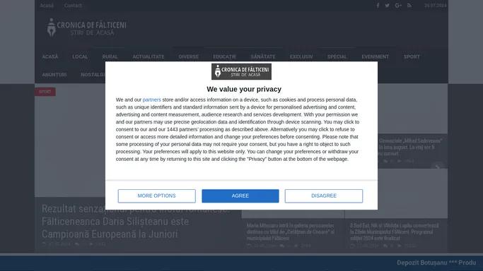 Cronica de Falticeni - Stiri de acasa