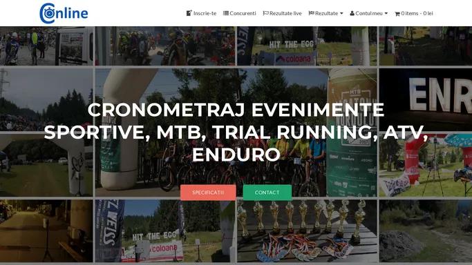 Cronometraj Online – platforma cronometraj evenimente ciclism, alergare, MTB, TRAIL RUN