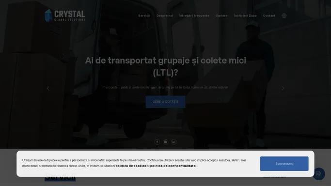 Crystal Global Solutions SRL - Transporturi si Expeditii