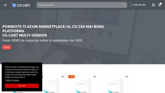 CS-Cart Romania - Platforma Completa Magazin online, eCommerce