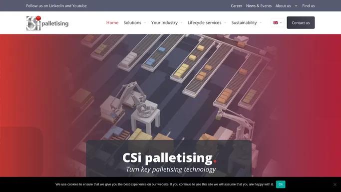 CSi palletising a wide range of palletising technology