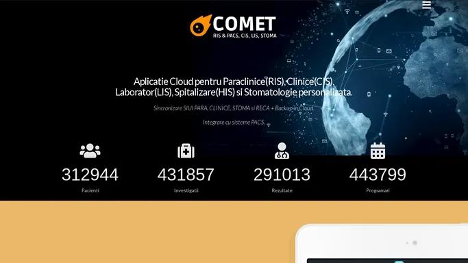 COMET - Solutie software de management medical