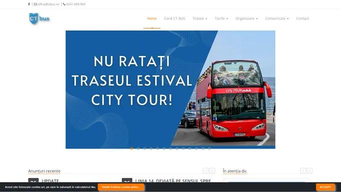 CTBUS S.A. Constanta | Home