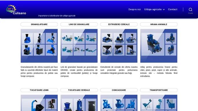 CULISANO – Importator si distribuitor de utilaje agricole