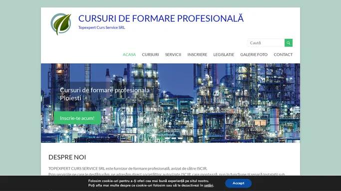 CURSURI DE FORMARE PROFESIONALA – Topexpert Curs Service SRL