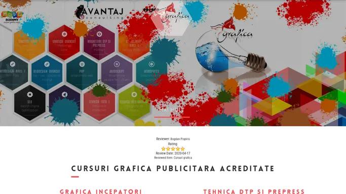 CURSURI GRAFICA PUBLICITARA ACREDITATE