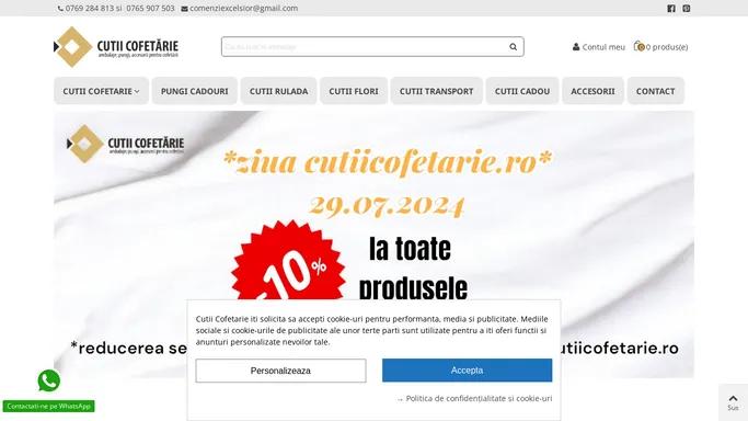 Cutii cofetarie | Ambalaj cofetarie | Cutii tort
