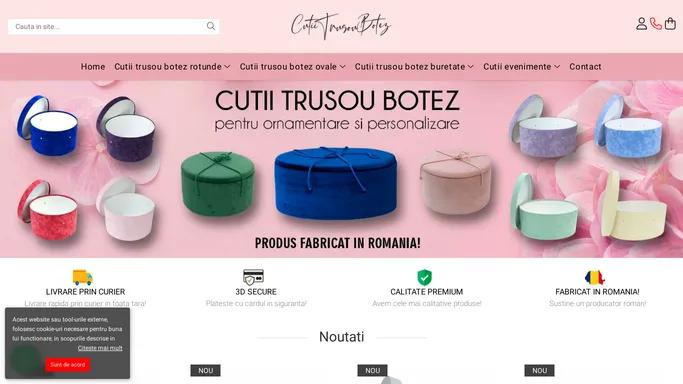 Cutii trusou botez