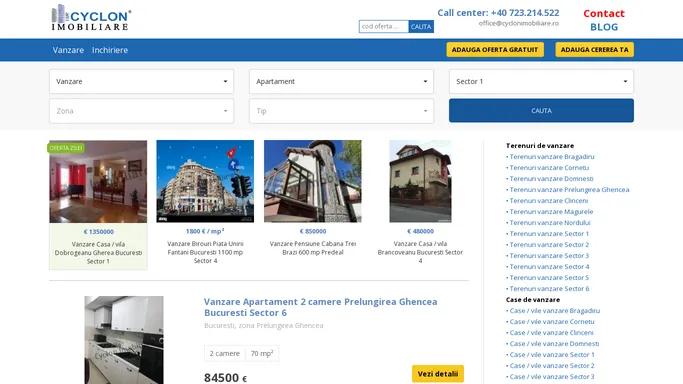 Anunturi Imobiliare Bragadiru, Domnesti, Prelungirea Ghencea - Cyclon Imobiliare