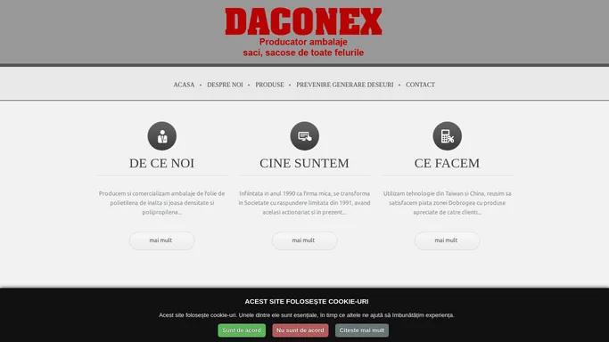 Daconex - Acasa