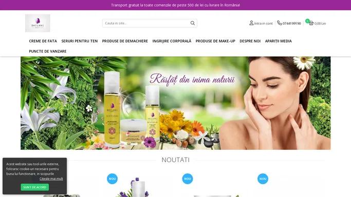 Dailani Beauty- producator roman de cosmetice 100% naturale cu ingrediente certificate BIO.