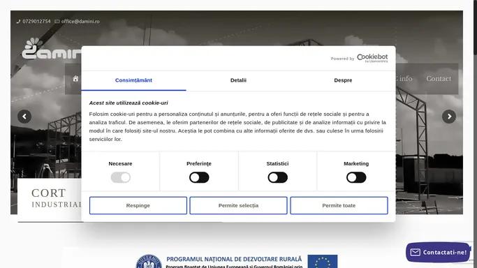 DAMINI - Corturi Industriale, Corturi de Evenimente, Corturi Teren Sport