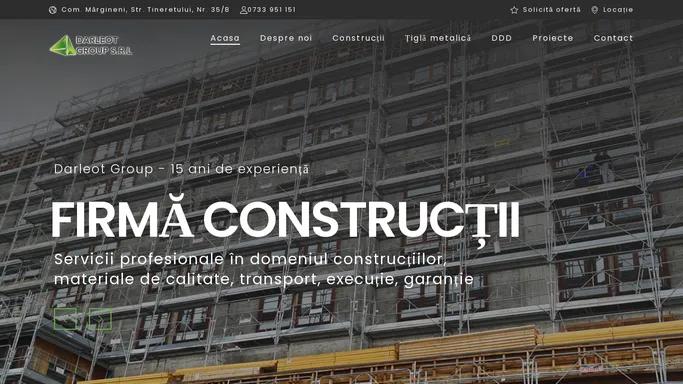 darleot.ro - Constructii la cheie si la rosu, executie acoperisuri