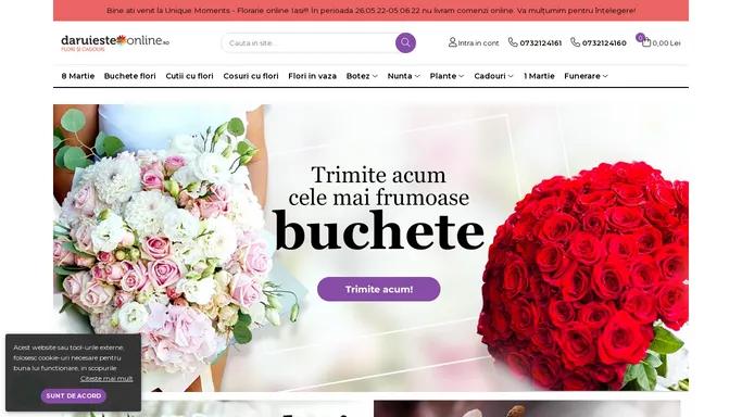 Daruieste Online - Livrare de Flori in Iasi