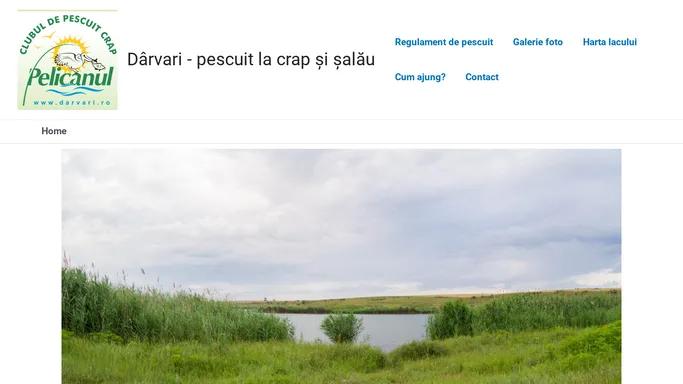 Darvari – pescuit la crap si salau – Pescuit pe lacul Darvari la crap, caras, platica, salau