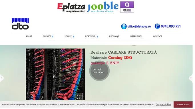 Cablare structurata, WiFi, Retea voce date, Service IT & Telecom | DTO