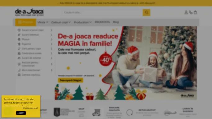 Magazin Online de Jocuri si Jucarii Copii | De-a joaca